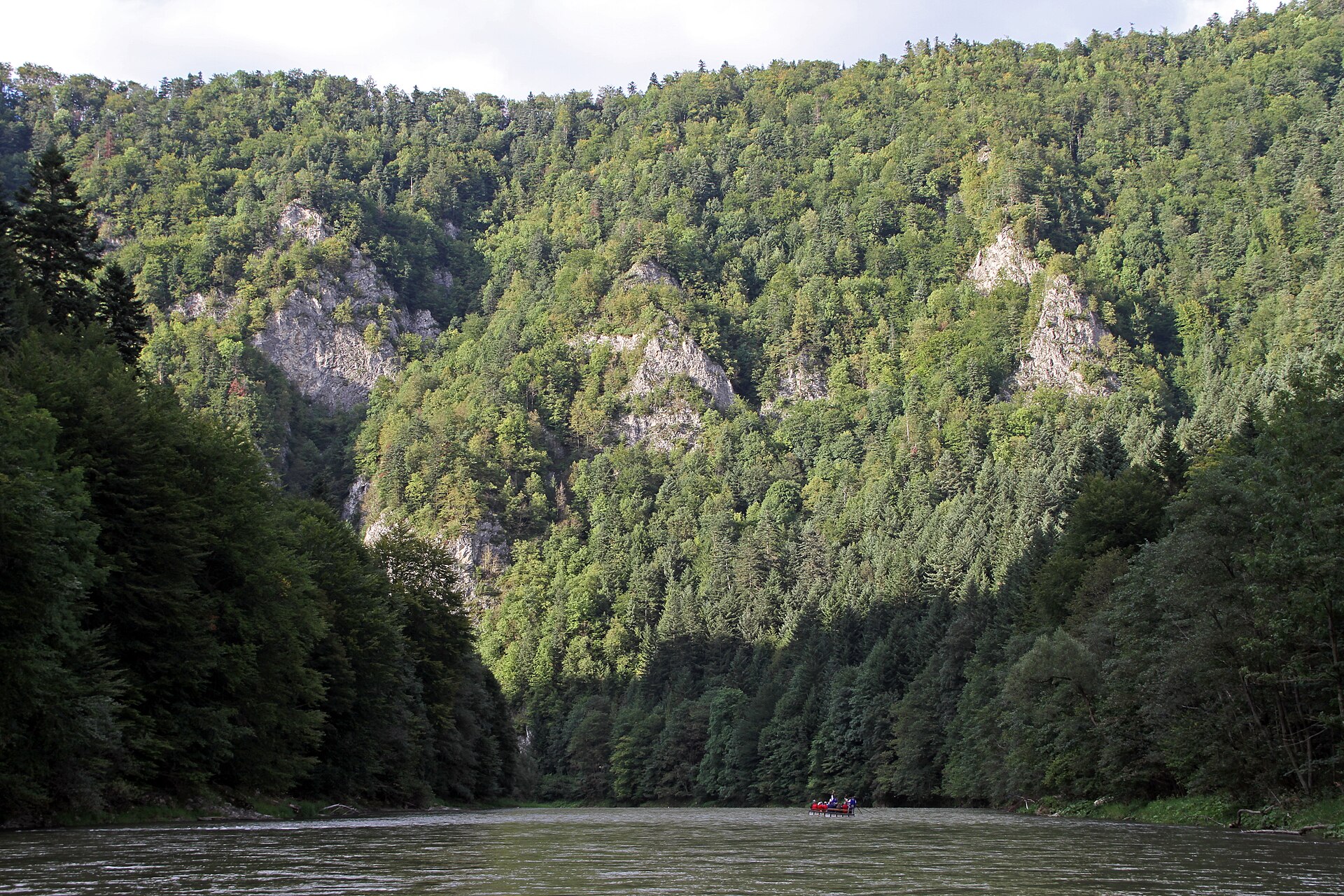 Skały nad Dunajcem